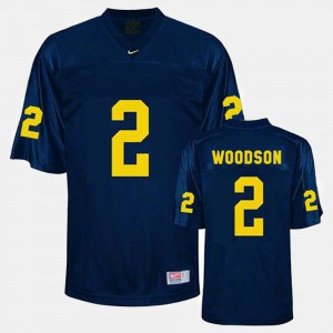 Charles Woodson Michigan Jersey Blue College Football #2 Men 590417-155