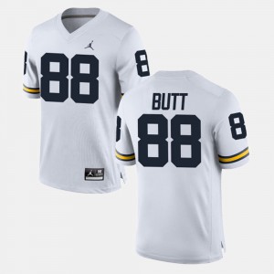 White Mens Jake Butt Michigan Jersey #88 Alumni Football Game 326916-481
