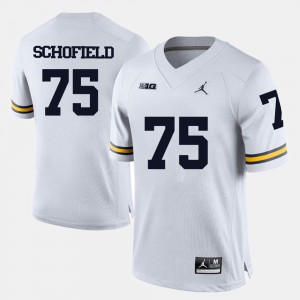 Michael Schofield Michigan Jersey College Football White Men's #75 585209-705