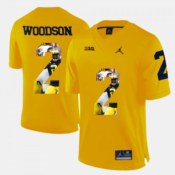Michigan Wolverines No2 Charles Woodson Gold Jordan Brand Limited Stitched NCAA Jersey